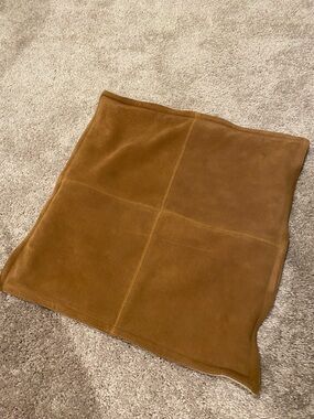Pottery Barn Suede Pillowcase
